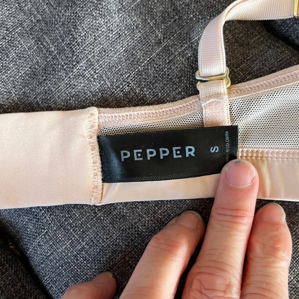Elegant Beige Women's Pepper  Bra size Small_3